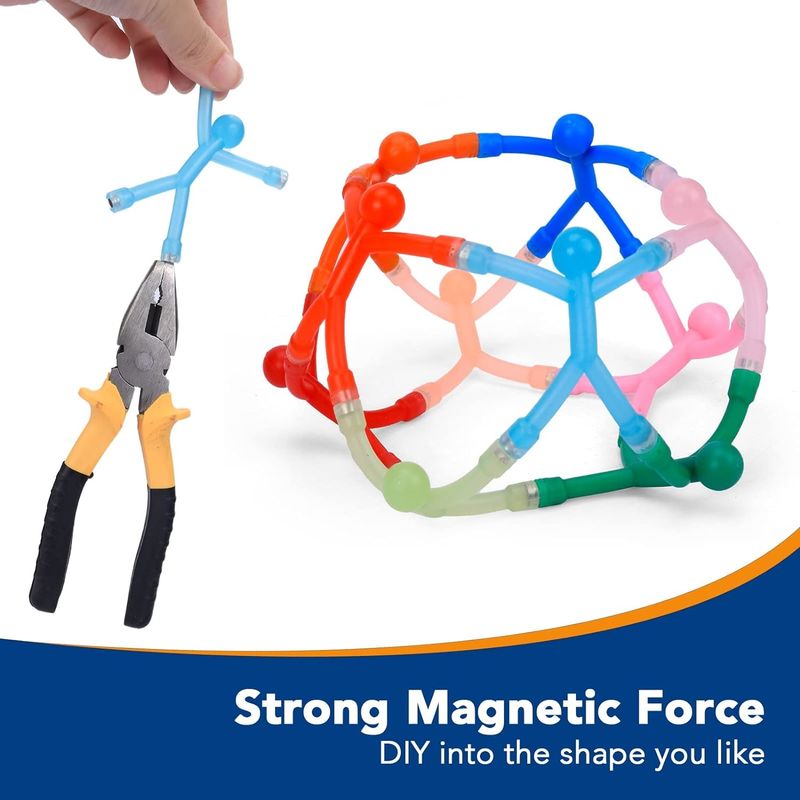 10PCS Magnet tủ lạnh nhân tạo Đồ chơi từ màu sắc cho trẻ em và trang trí