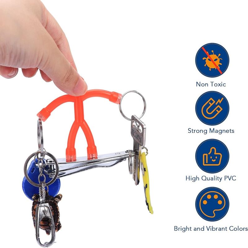 10PCS Magnet tủ lạnh nhân tạo Đồ chơi từ màu sắc cho trẻ em và trang trí
