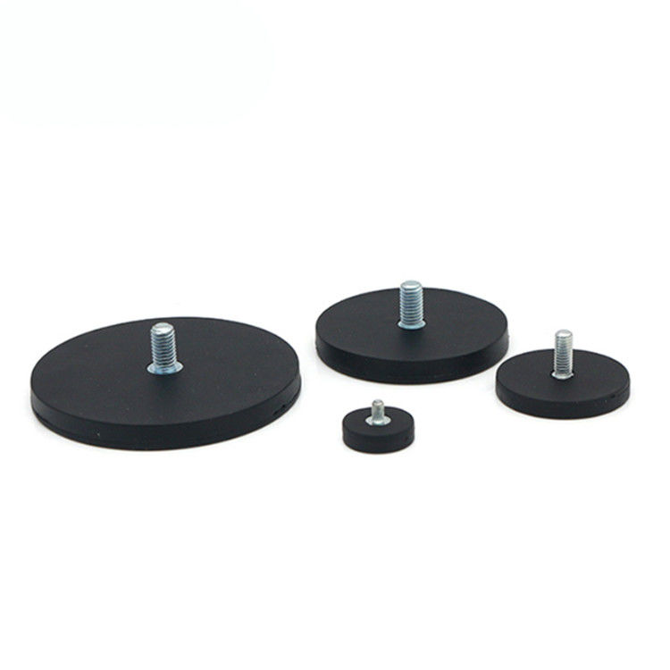 Nhiều màu mạnh Magnetic Base cao su phủ Magnet Pot để giữ đèn mái xe
