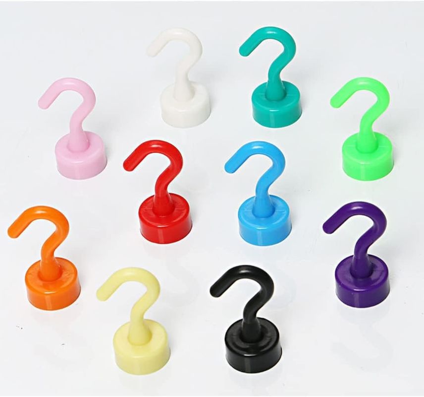 Màu sắc trang trí Magnetic Hooks Magnetic Garage Hooks ISO FDA chứng nhận