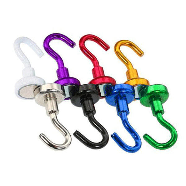 Lực lượng màu sắc Magnetic Utility Hooks Magnetic Cup Hooks Kháng gỉ