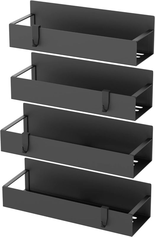 Chế độ chống rỉ sét Magnetic Storage Rack Magnetic Spice Rack cho tủ lạnh và lò