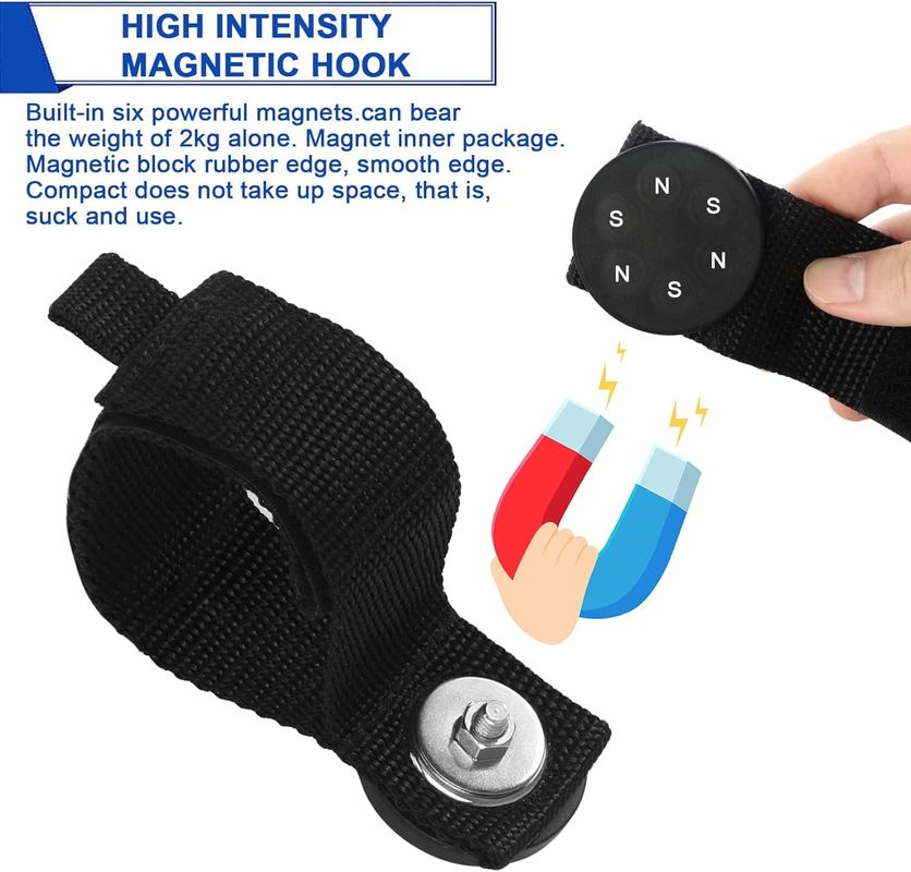 Dây treo nam châm ergonomic với người giữ dây mở rộng cho ống dẫn cáp