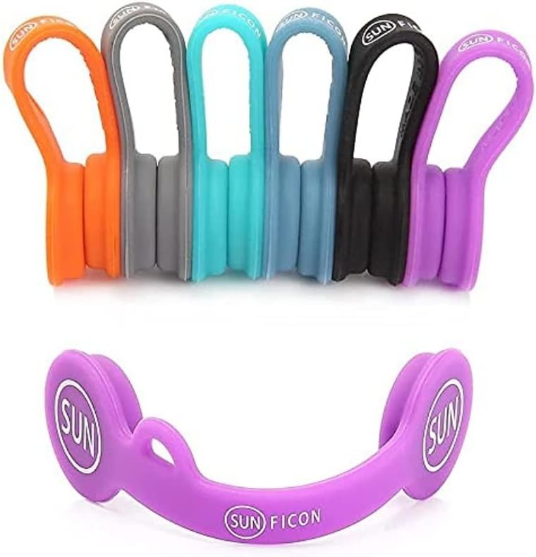 6PCS Magnetic Cord Organizer Color Earphone Cord Holder Cho Trường Văn phòng Nhà