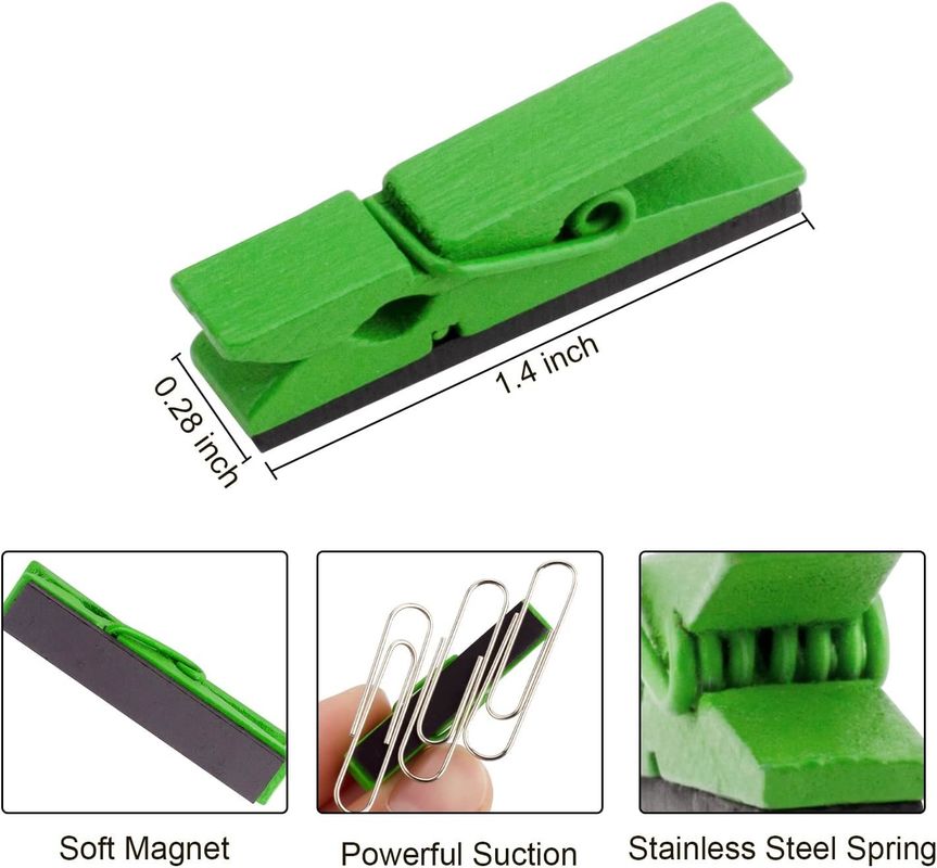 30Pcs nhiều màu clip từ tính cá nhân cho bảng trắng giảng dạy văn phòng tủ lạnh