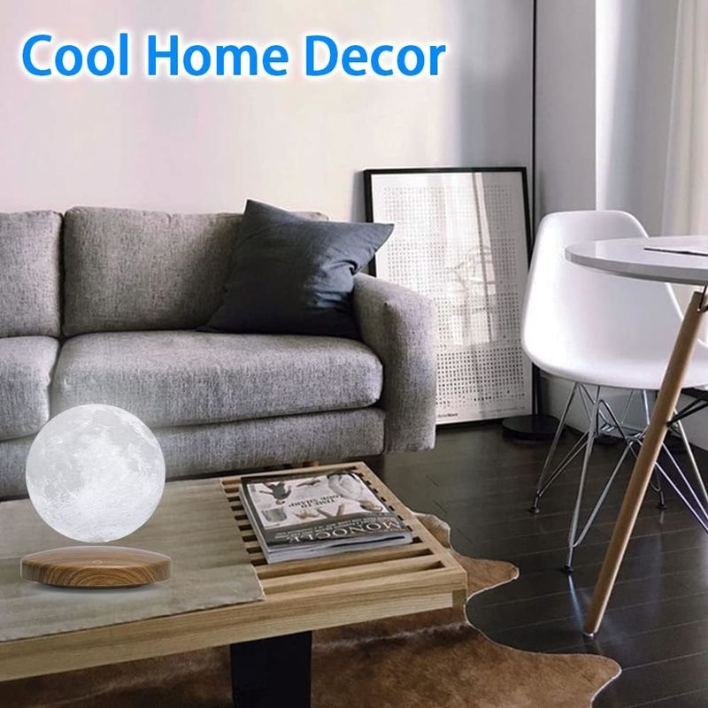 Điện thoại điều khiển từ xa đèn levitation từ tính 3D Trăng nổi ánh sáng đêm với 3 màu sắc