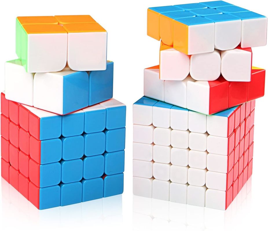Bộ khối Rubik từ tính đa màu với 2x2 3x3 4x4 5x5 Series Cho bộ sưu tập hiện tại