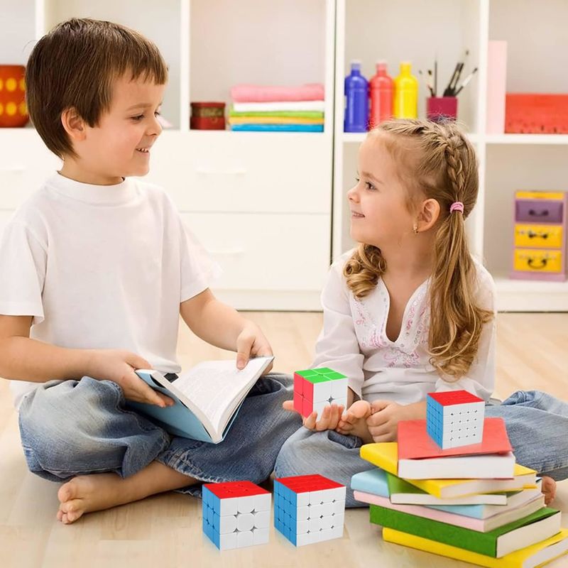 Bộ khối Rubik từ tính đa màu với 2x2 3x3 4x4 5x5 Series Cho bộ sưu tập hiện tại