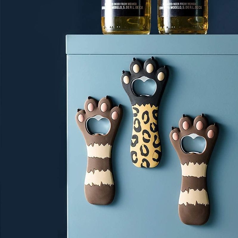 Cute Cat Paw Bia mở chai tủ lạnh nam châm cho Coca-Cola Bartender bếp Barware