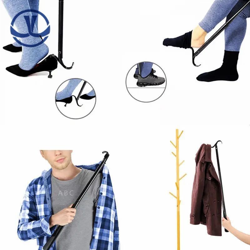Magnetic Extendable Long Handle Shoehorn Telescopic Foldable Shoe Horn cho người cao tuổi nam nữ và trẻ em cho giày và giày dép