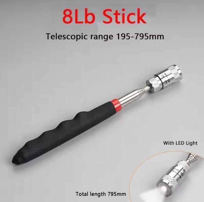 Long Reach Magnetic Telescopic Pick Up Tool với đèn LED và nam châm mạnh tùy chỉnh