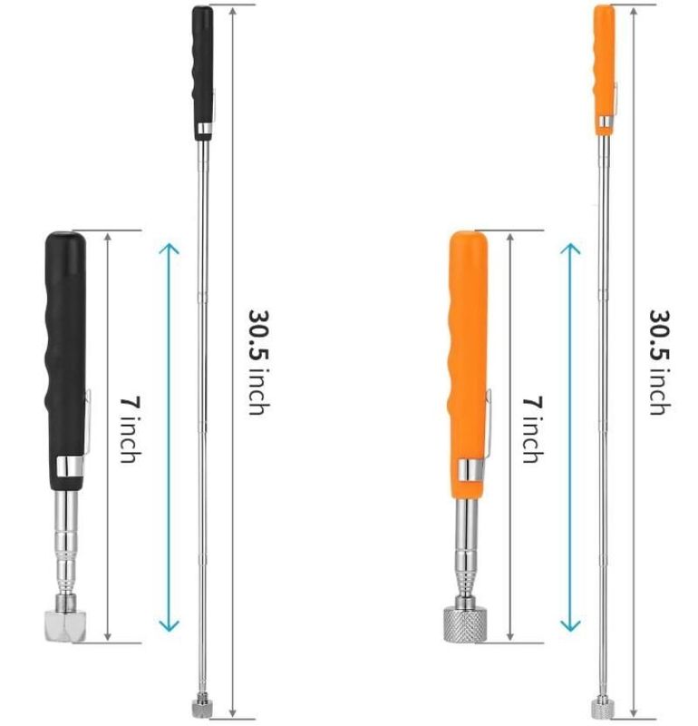 Telescopic Magnetic Pickup Tool Extendable Pen Type Stainless Steel Stick (công cụ thu âm từ xa có thể mở rộng bằng bút)