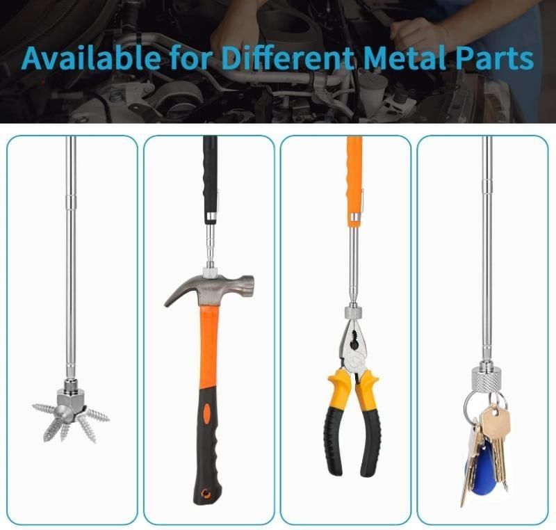 Telescopic Magnetic Pickup Tool Extendable Pen Type Stainless Steel Stick (công cụ thu âm từ xa có thể mở rộng bằng bút)