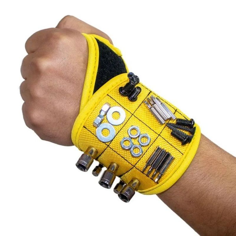 Vòng đeo tay từ tính với túi dụng cụ di động từ tính để lưu trữ dụng cụ