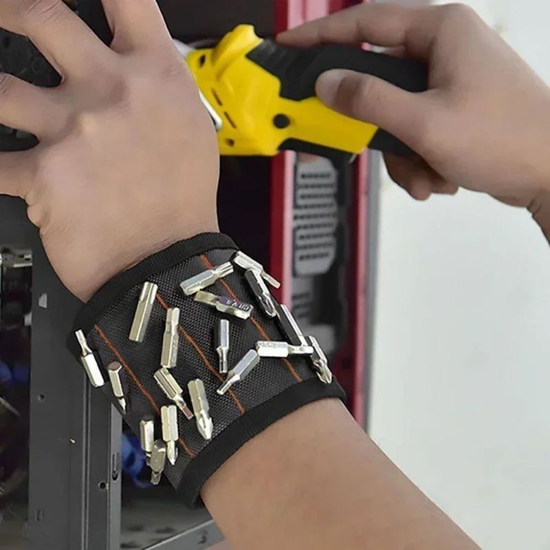 Vòng đeo tay từ tính với túi dụng cụ di động từ tính để lưu trữ dụng cụ