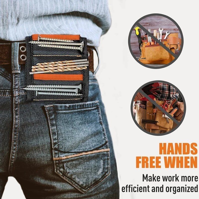 Magnetic đeo tay dây đai công cụ đai nam châm mạnh mẽ để giữ vít móng khoan DIY