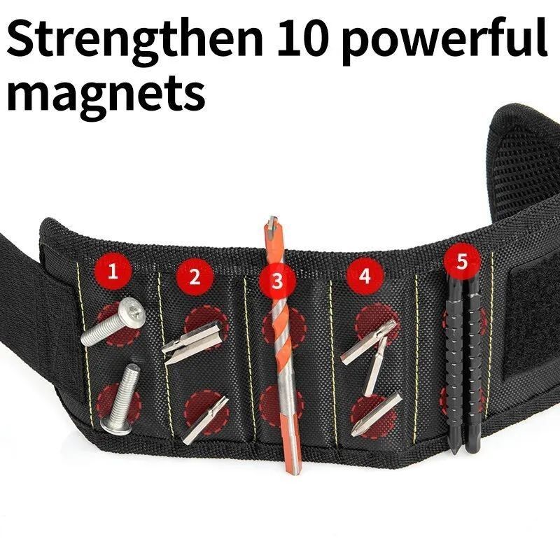 Multifunctional Magnetic Wrist Strap Screw Storage Bag Điện nhân cầm tay Wrist Guard Oxford Công cụ vải