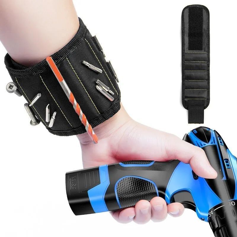 Multifunctional Magnetic Wrist Strap Screw Storage Bag Điện nhân cầm tay Wrist Guard Oxford Công cụ vải