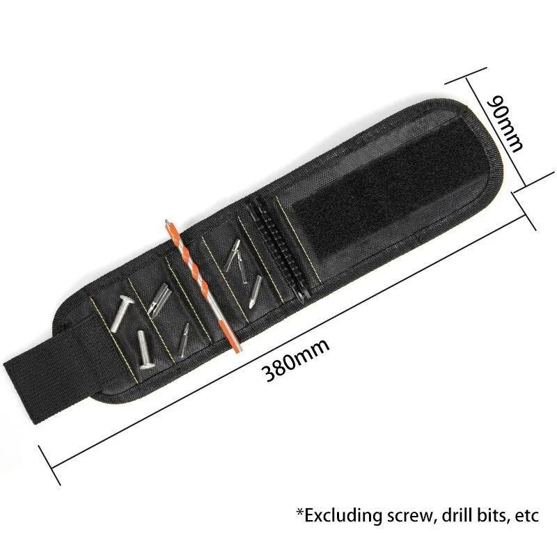Multifunctional Magnetic Wrist Strap Screw Storage Bag Điện nhân cầm tay Wrist Guard Oxford Công cụ vải