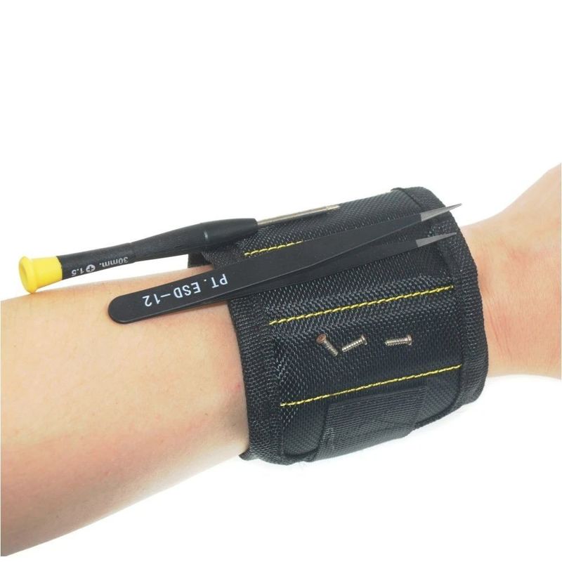 Strong Magnetic Wristband Tool Bag Oxford Cloth Thắt lưng đeo tay Đèn Đèn Đèn