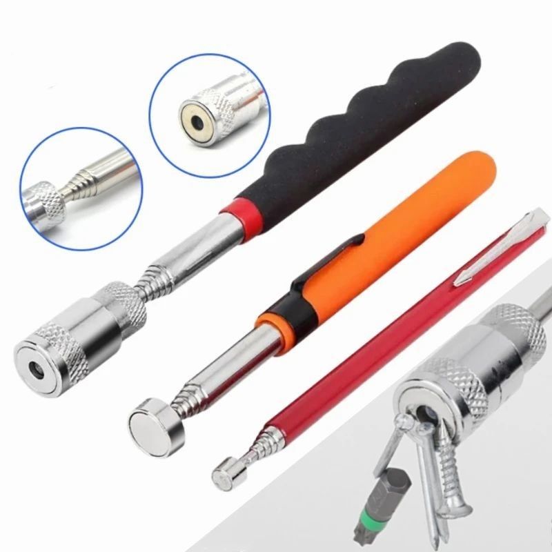 Telescopic Magnetic Pen với Light Portable Magnet Pick-up Tool Extendable Long Reach Pen Tool để lấy dụng cụ