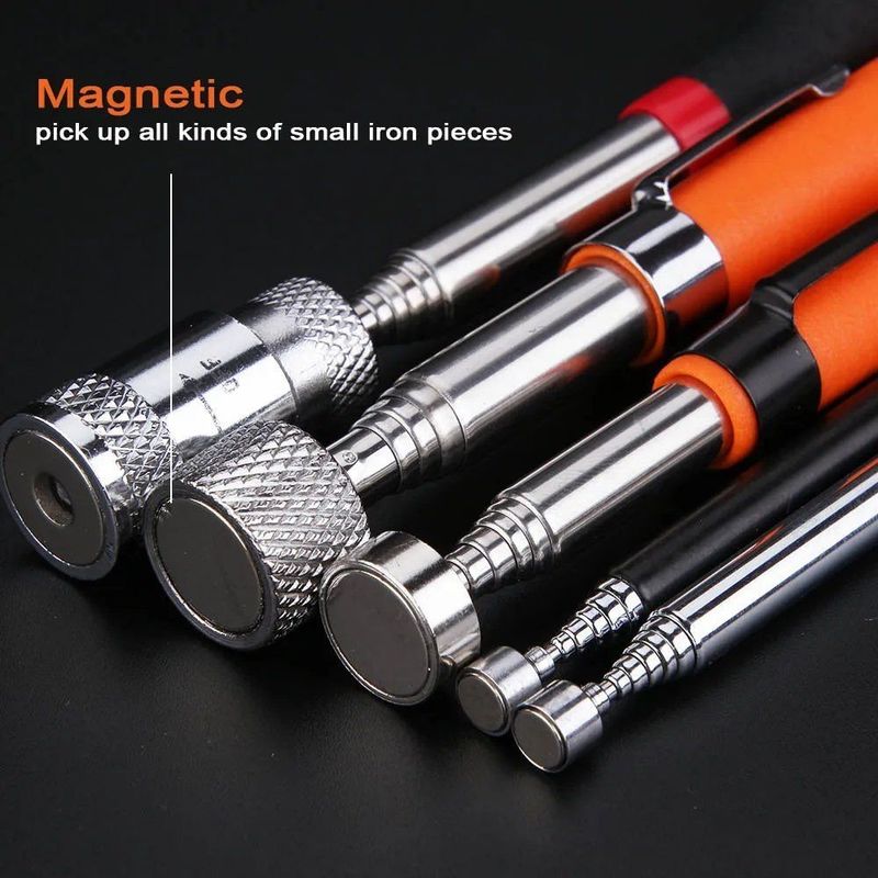 Telescopic Magnetic Pen với Light Portable Magnet Pick-up Tool Extendable Long Reach Pen Tool để lấy dụng cụ