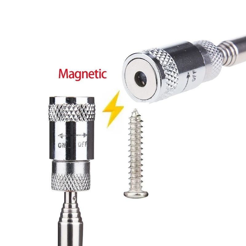 Telescopic Magnetic Pen với Light Portable Magnet Pick-up Tool Extendable Long Reach Pen Tool để lấy dụng cụ
