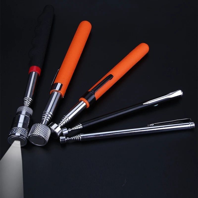 Đèn từ tính kính thiên văn di động Handy Tool Capacity for Picking Nut Bolt Extendable Pickup Rod Stick