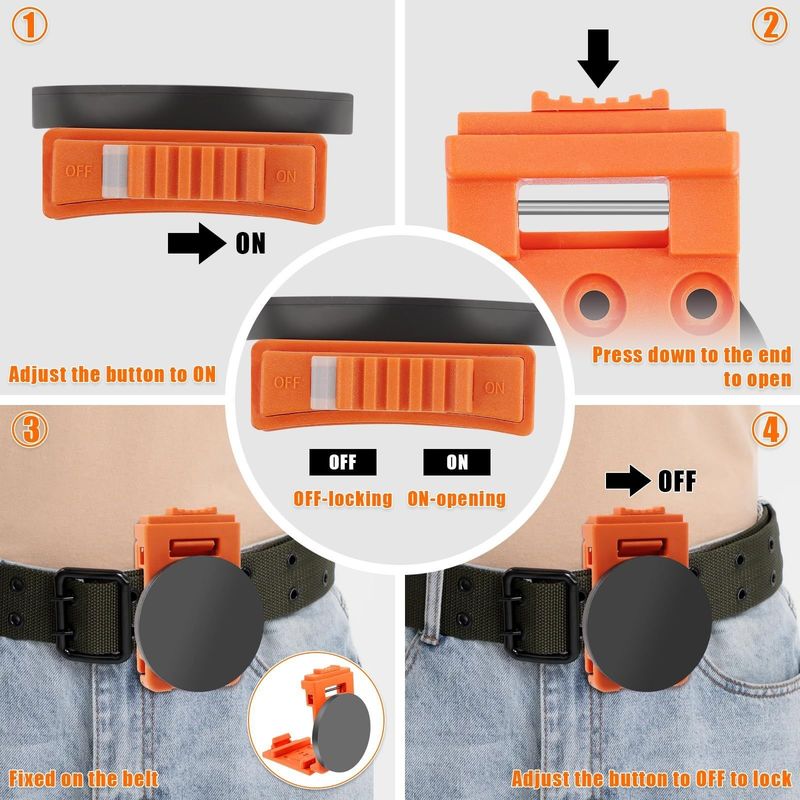 Máy đeo dây đai từ tính, Máy đeo dây đai bọc dụng cụ hạng nặng Máy đeo dây đai không trượt Máy đeo dây đai từ tính Máy tổ chức dây đai từ tính cho Máy kéo búa