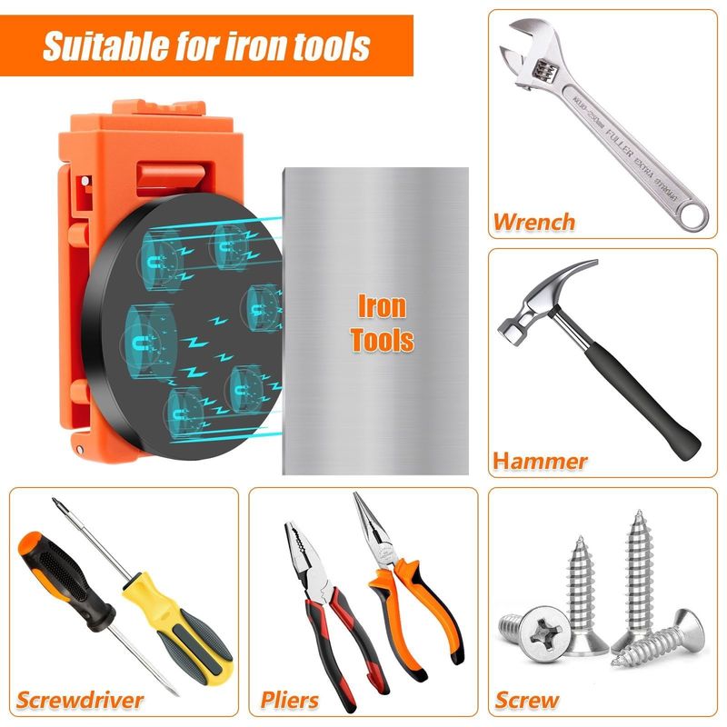 Máy đeo dây đai từ tính, Máy đeo dây đai bọc dụng cụ hạng nặng Máy đeo dây đai không trượt Máy đeo dây đai từ tính Máy tổ chức dây đai từ tính cho Máy kéo búa