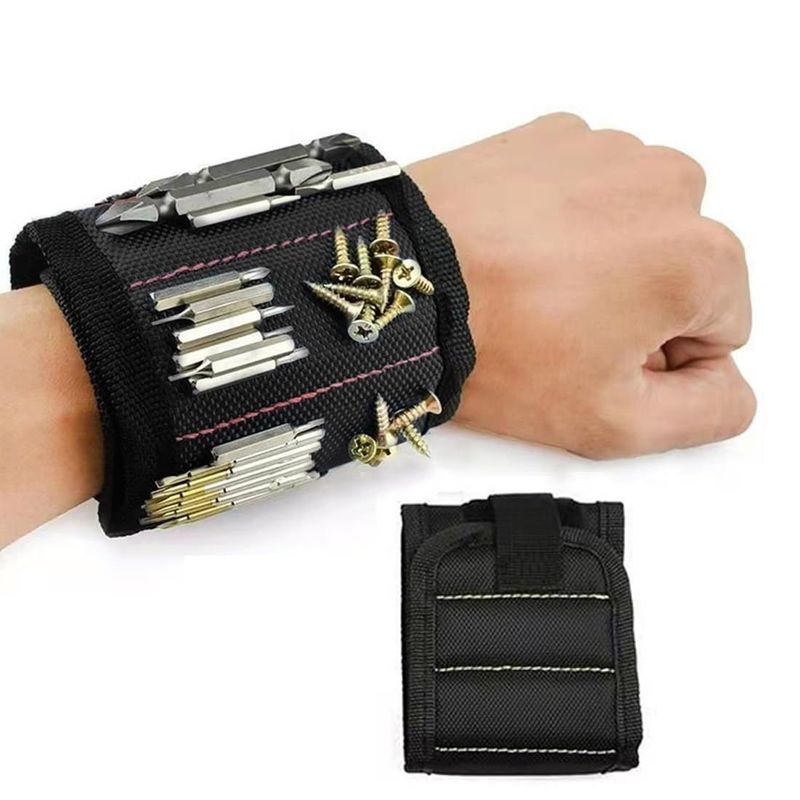 Vòng đeo tay từ tính để giữ vít, người giữ dây đai công cụ Các thiết bị mát mẻ để giữ đồ
