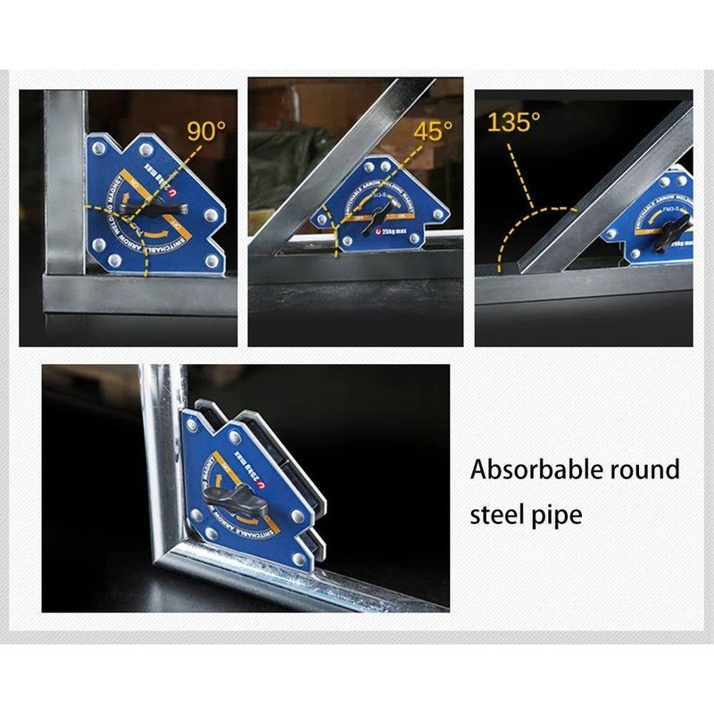 Magnetic Welding Holders Angle Solder Arrow Magnet Weld Fixer Positioner Ferrite Holding Auxiliary Locator Tools Các thiết bị định vị phụ trợ