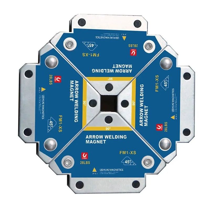 Dụng cụ hàn từ tính Fixer 45° 90° 135° Nam châm đa góc Định vị mối hàn Ferrite Phụ trợ định vị Dụng cụ định vị hàn