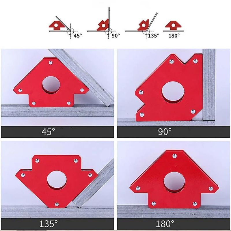 hàn phụ trợ Magnetic Holder Strong Magnet 3 góc mũi tên Positioner Power Soldering đặc sản Locator Tool