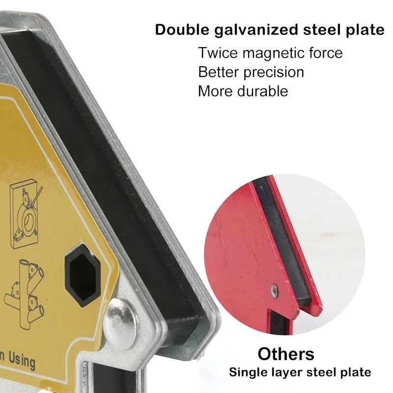 Động lực hàn 3′′/4′′/5′′ mũi tên hàn Magnet/ Ferrite Magnetic Welding Holder