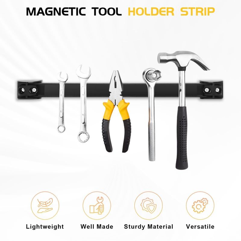 Magnetic Tool Holder Strip Heavy Duty Tool Organizer cho tổ chức công cụ nhà để xe