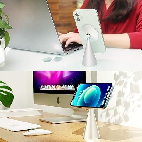 Magnetic Phone Stand tương thích với iPhone 13& iPhone 12, Mini, Pro và Pro Max, Nắp nhôm điều chỉnh