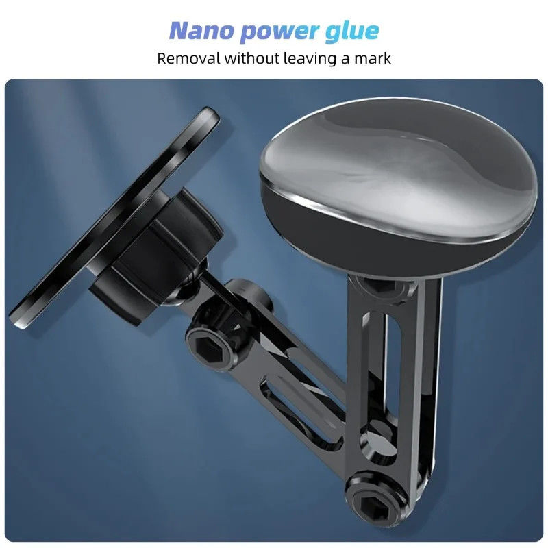 360 ° xoay mạnh mẽ từ tính xe ô tô cầm điện thoại cho Magsafe Gập điện thoại đứng khí thông gió nam châm đắp GPS hỗ trợ cho điện thoại 14 13