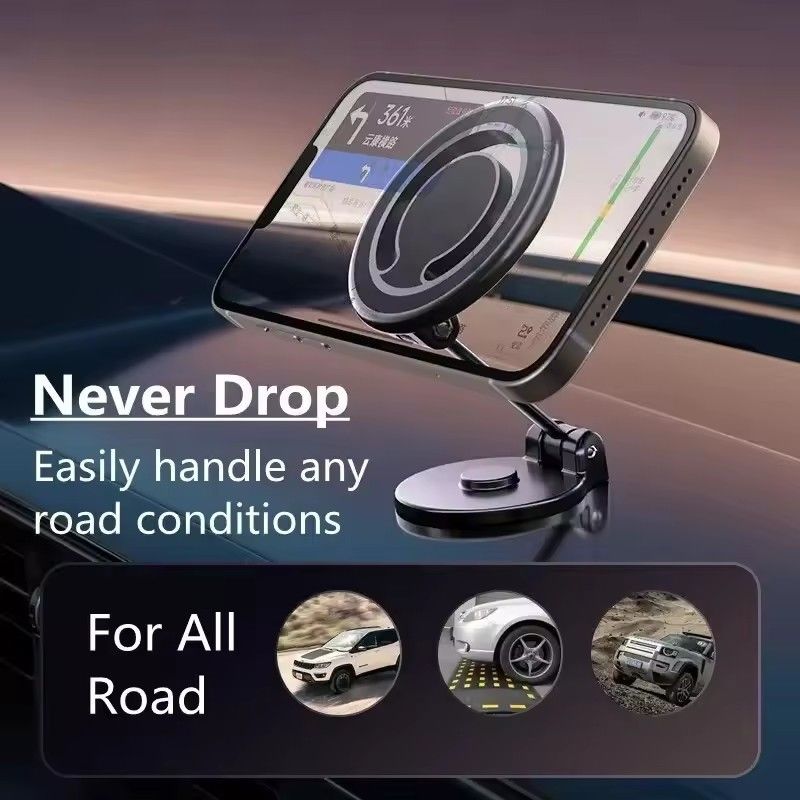 1080 Magnetic Car Phone Holder Magnet Car Bracket Mount Cell Hỗ trợ điện thoại thông minh trong xe cho iPhone 15 14 13 12 11 Samsung