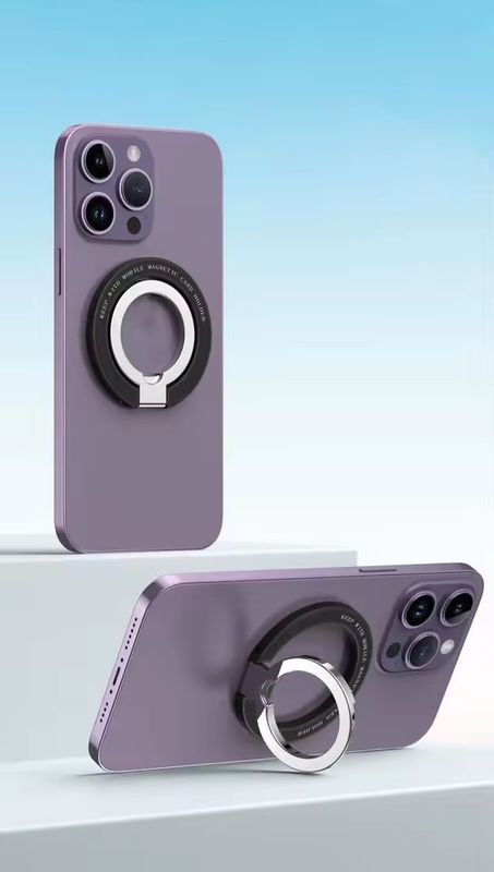 Máy cầm nhẫn điện thoại di động từ tính tương thích với iPhone 12 13 14 Series MagSafe Grip điện thoại di động có thể tháo rời
