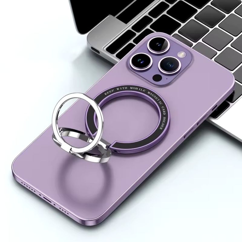 Máy cầm nhẫn điện thoại di động từ tính tương thích với iPhone 12 13 14 Series MagSafe Grip điện thoại di động có thể tháo rời