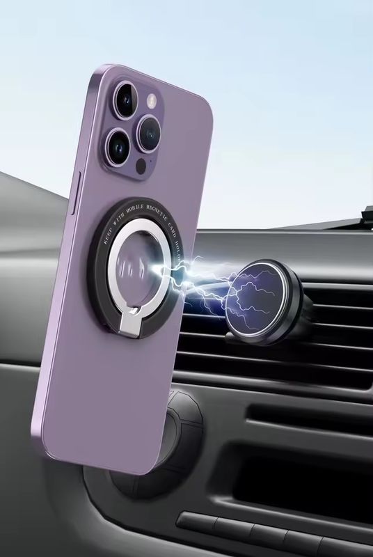 Máy cầm nhẫn điện thoại di động từ tính tương thích với iPhone 12 13 14 Series MagSafe Grip điện thoại di động có thể tháo rời