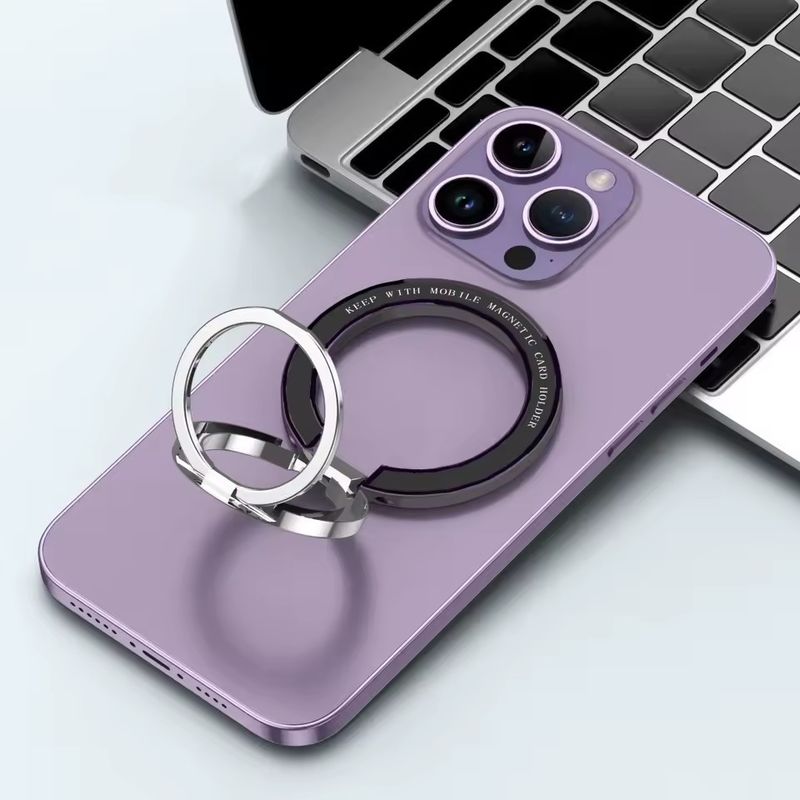 Máy cầm nhẫn điện thoại di động từ tính tương thích với iPhone 12 13 14 Series MagSafe Grip điện thoại di động có thể tháo rời