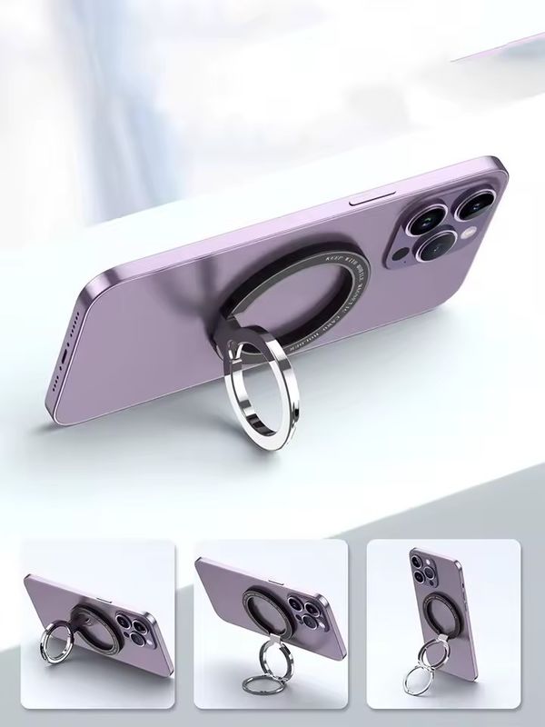 Máy cầm nhẫn điện thoại di động từ tính tương thích với iPhone 12 13 14 Series MagSafe Grip điện thoại di động có thể tháo rời